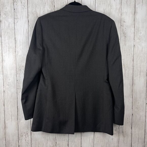 Banana Republic Modern Jacket Men's Sz 40R Black Wool Suit Business Professional - Picture 8 of 12